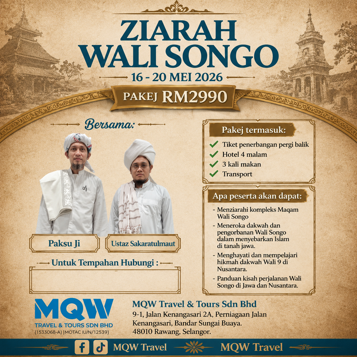 Poster Ziarah Wali Songo